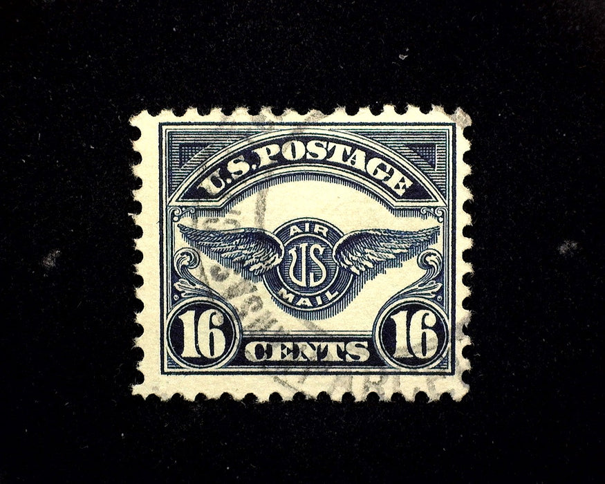 #C5 16 cent Airmail F/VF Used Faint cancel US Stamp