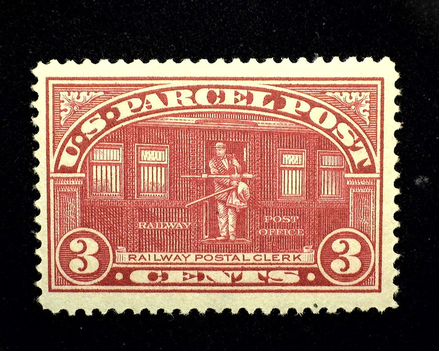 #Q3 3 cent Parcel Post Vf/Xf NH Mint US Stamp