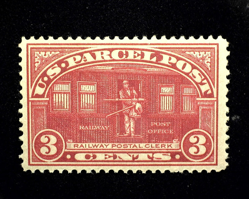 #Q3 3 cent Parcel Post Vf/Xf NH Mint US Stamp