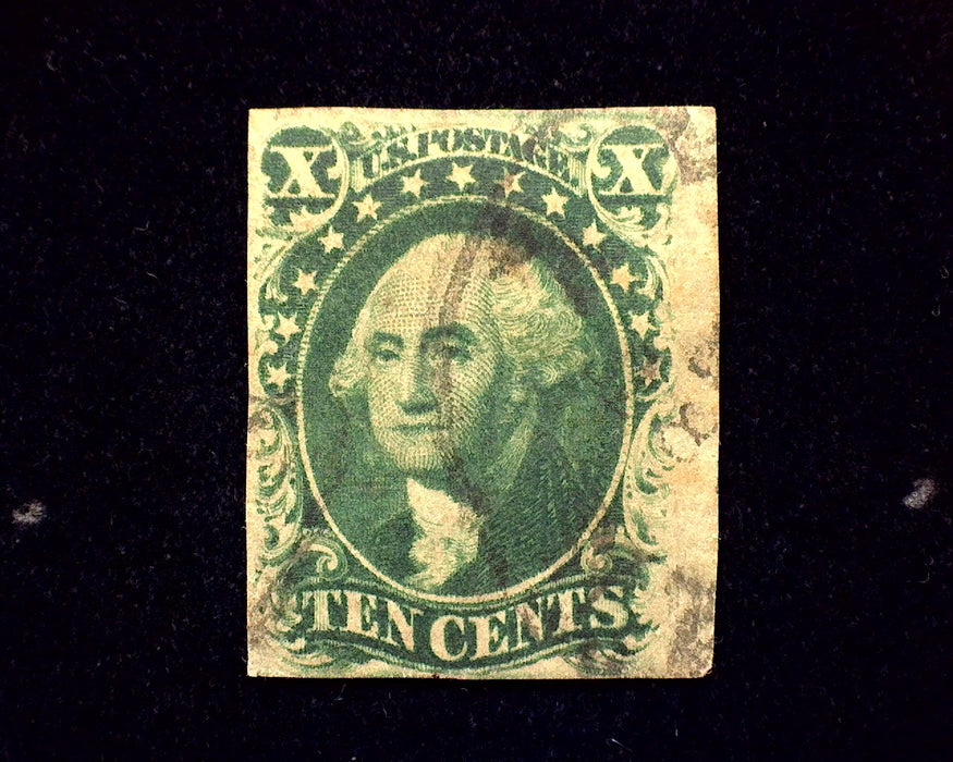 #15 Used 4 margin's. Very faint corner crease upper right. VF US Stamp