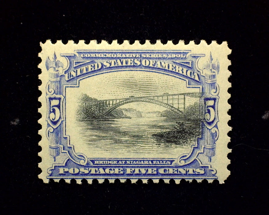 #297 Mint 5 Cent Pan American F LH US Stamp