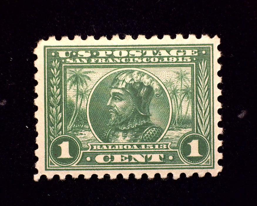 #401 Mint 1 Cent Panama Pacific Vf/Xf H US Stamp