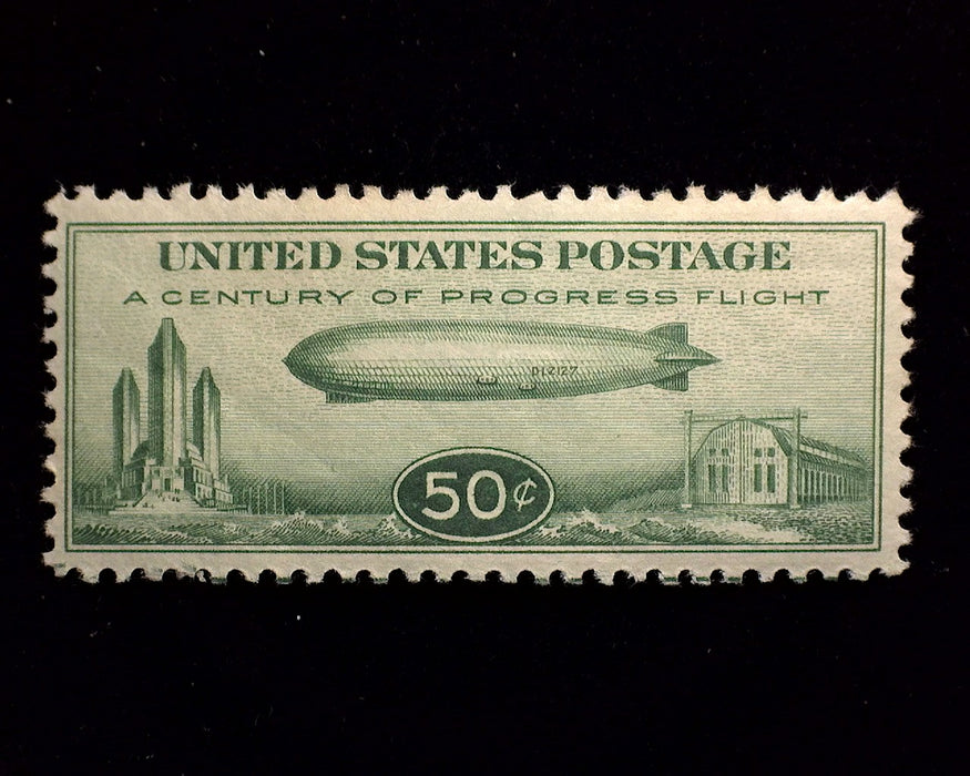 #C18 50c Graf Zeppelin Mint Vf/Xf NH - US Stamp