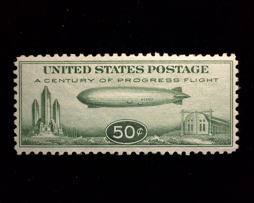 #C18 50c Graf Zeppelin Mint Vf/Xf NH - US Stamp