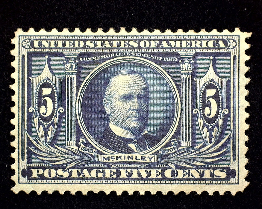 #326 Mint Faint corner perf crease F/VF LH US Stamp