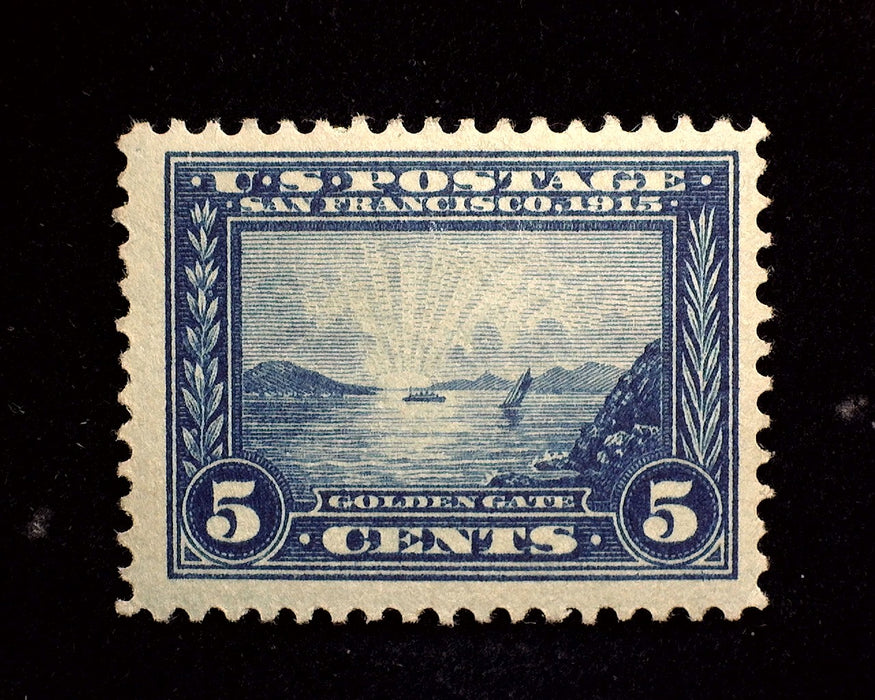 #399 5c Panama Pacific Mint Vf/Xf LH US Stamp