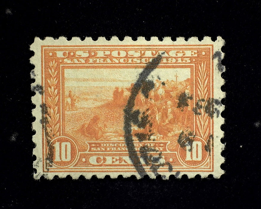 #404 Used 10 Cent Panama Pacific F/VF US Stamp