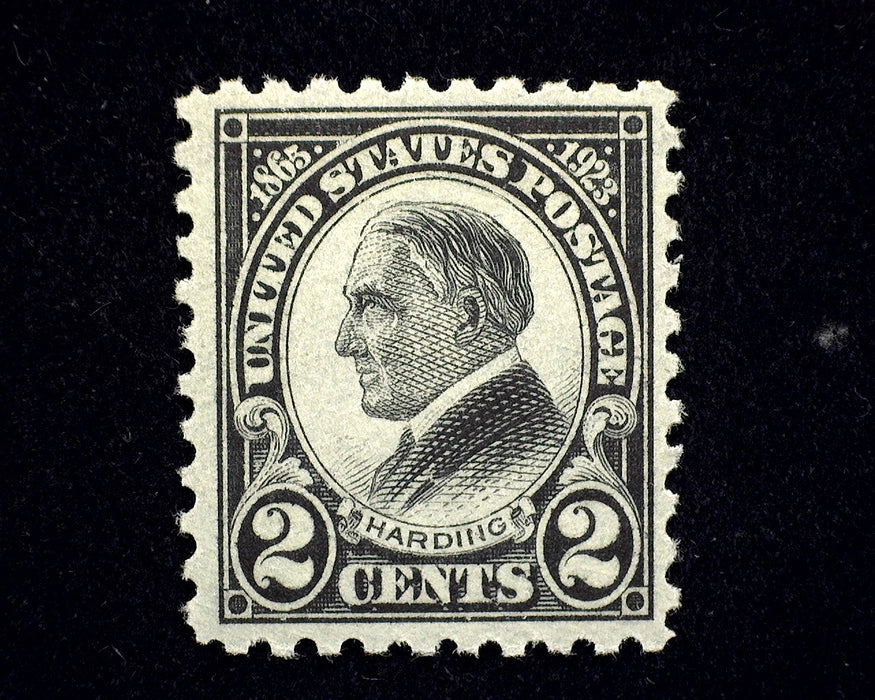 #612 Mint 2 Cent Harding Vf NH US Stamp