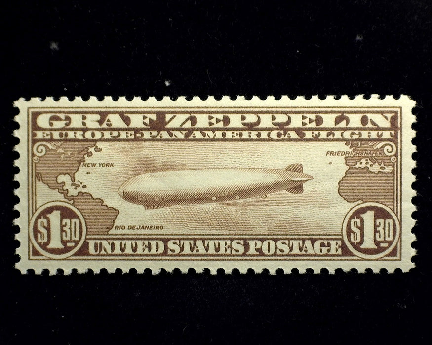 #C13-15 1930 Zeppelin Issue Choice set without the usual gum bends. Outstanding freshness. Mint XF NH US Stamps