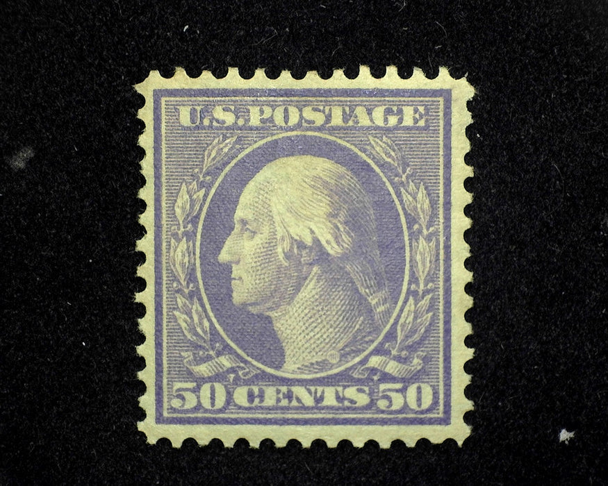 #341 50c Washington Rich color. Mint VF/XF H US Stamp