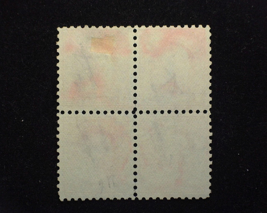 #460 Fresh used block of four. Scarce Used VF US Stamp