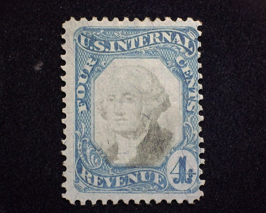 #R106 4 cent Revenue. F Used US Stamp