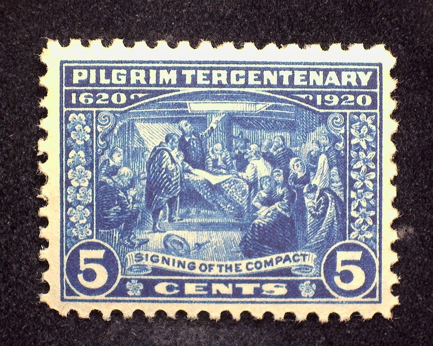 #550 5c Pilgrim Mint VF/XF NH US Stamp