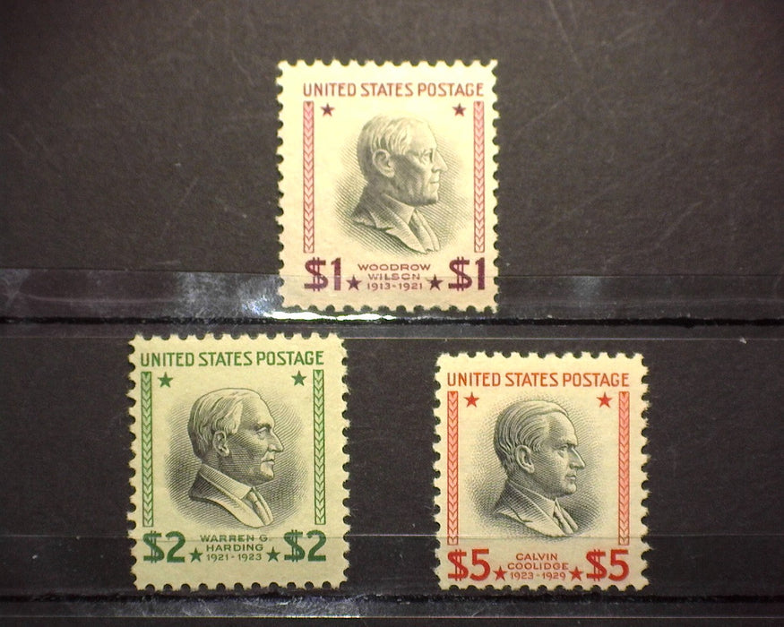 #832-834 1938 Prexy Issue Mint VF NH US Stamp