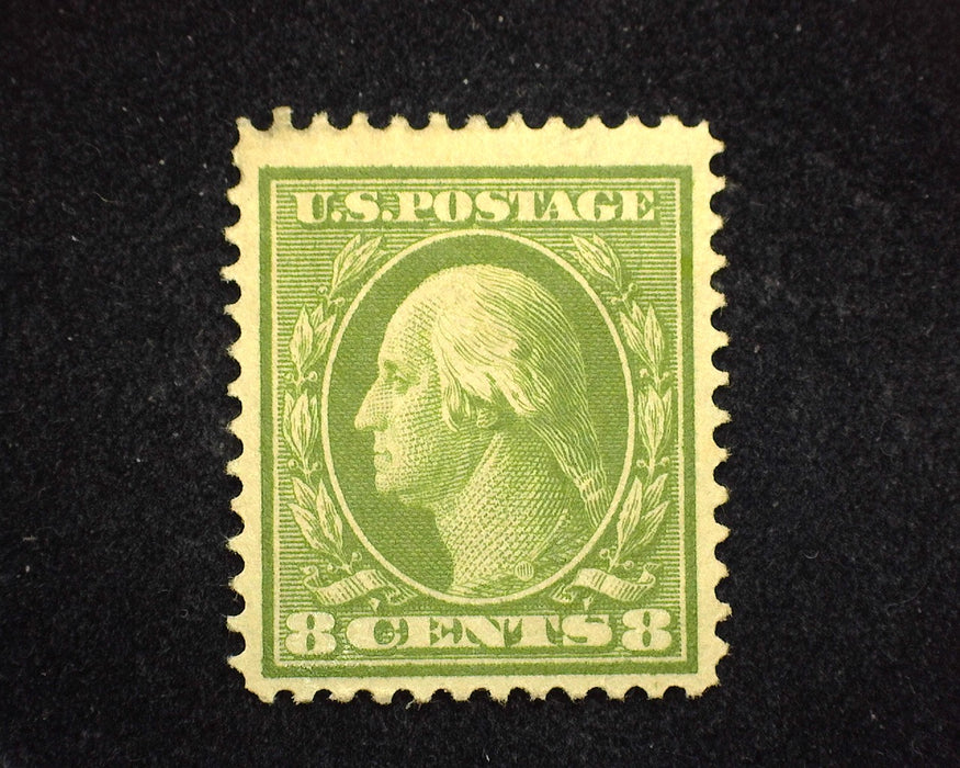 #337 8c Washington Fresh color. Mint VF H US Stamp