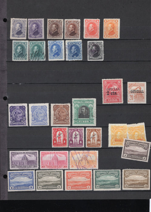 Honduras BoB, Airmail, Official Stamp Lot, Cat Approx $115