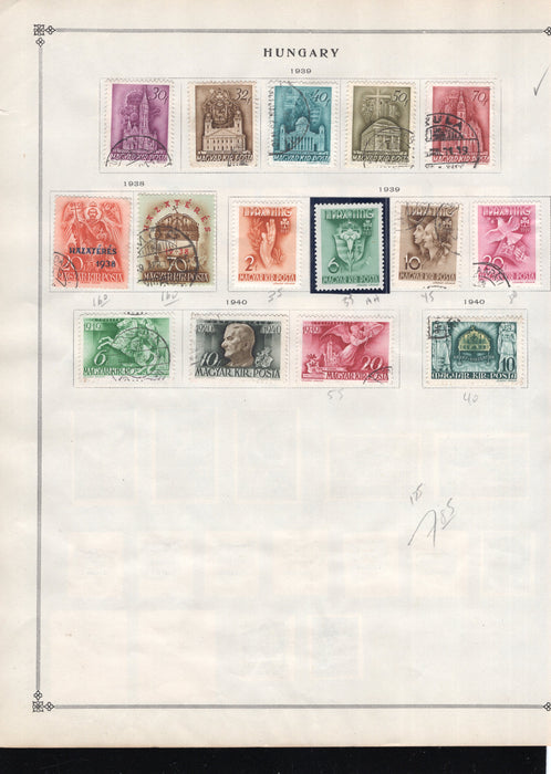 Hungary Postage, Occupation, Stamp Lot, Approx Cat $570