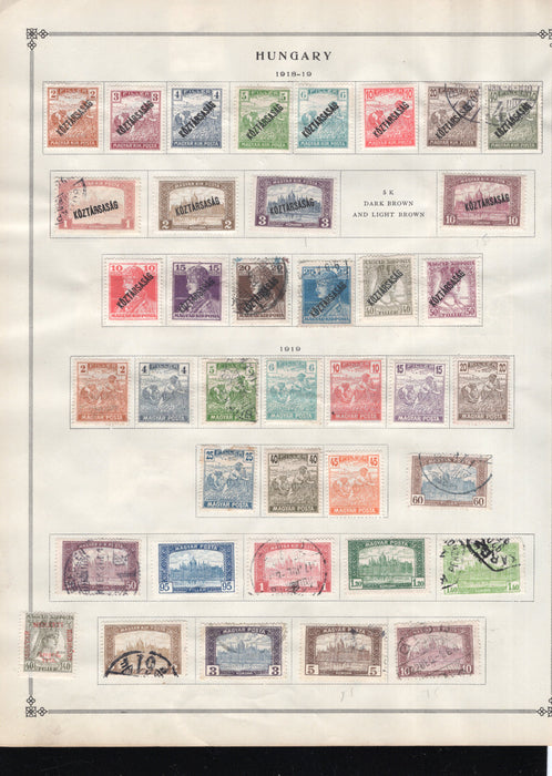 Hungary Postage, Occupation, Stamp Lot, Approx Cat $570