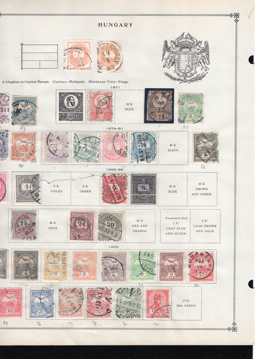 Hungary Postage, Occupation, Stamp Lot, Approx Cat $570