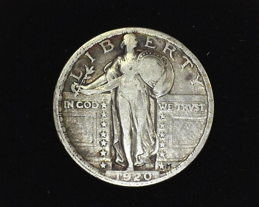 HS&C: 1920 25¢ Standing Liberty Quarter F - US Coin